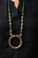 Designer Dhokra Brass Bangle Necklace