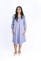 Handloom Striped Cotton Flare Dress