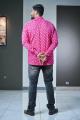 Pink Bandhani Cotton Shirt
