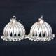  Awry Gallant Silver Filigree Jhumki