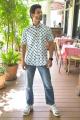 Artsy White Cotton printed Mens Shirt