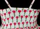 PetalWhisper Smocking Handblock Cotton Strap Dress