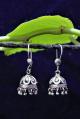 Oxidised Silver Filigree Petal Teensy Weeny Jhumki
