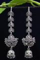Oxidised Silver Filigree Traditional Floral Kaanphool