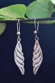 Conch Silver Filigree  Earrings 
