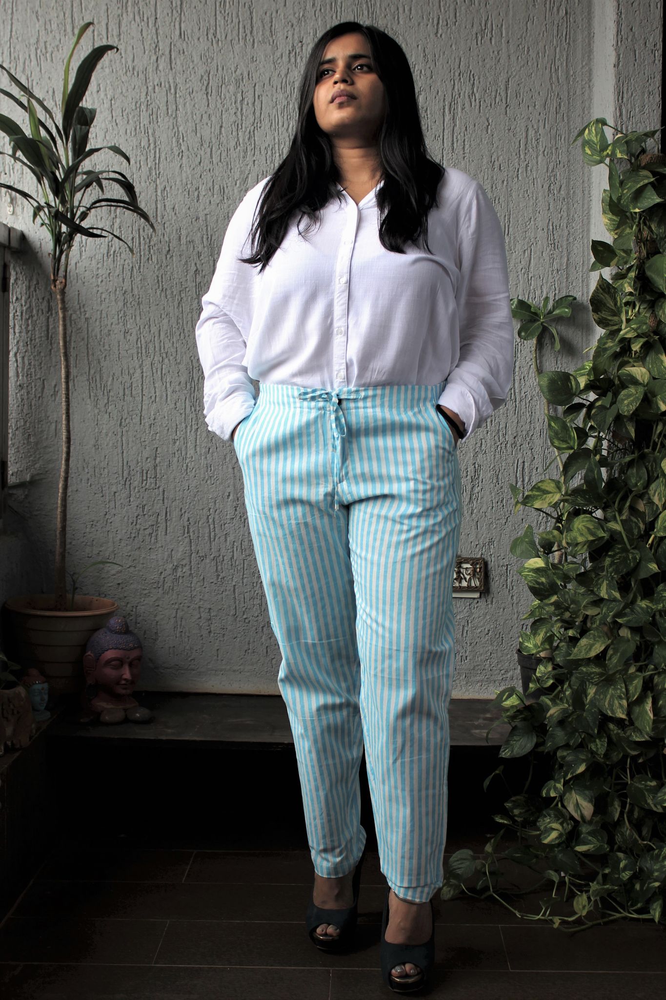 Share more than 74 blue striped pants outfit super hot - in.eteachers